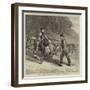 Punch and Judy on their Travels, a Sketch on a Turnpike Road-Samuel Edmund Waller-Framed Giclee Print