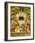 Punch and Judy show in In the Tuileries Gardens - le jardin des Tuileries-Thomas Crane-Framed Giclee Print