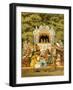 Punch and Judy show in In the Tuileries Gardens - le jardin des Tuileries-Thomas Crane-Framed Giclee Print