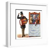 Punch and Judy Show-null-Framed Art Print