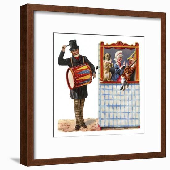 Punch and Judy Show-null-Framed Art Print