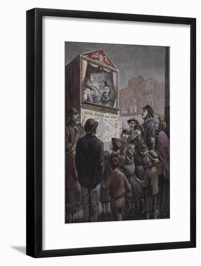 Punch and Judy Show-null-Framed Giclee Print