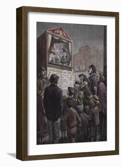 Punch and Judy Show-null-Framed Giclee Print