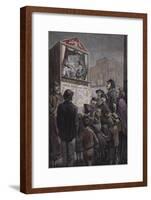 Punch and Judy Show-null-Framed Giclee Print