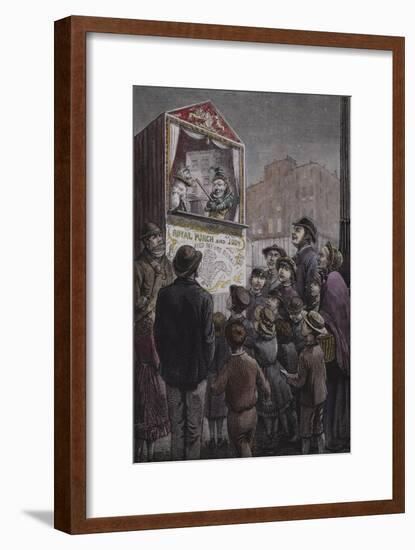 Punch and Judy Show-null-Framed Giclee Print