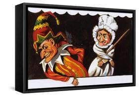 Punch and Judy-null-Framed Stretched Canvas