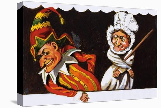 Punch and Judy-null-Stretched Canvas