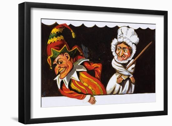 Punch and Judy-null-Framed Giclee Print