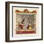 Punch and Pretty Poll-George Cruikshank-Framed Art Print