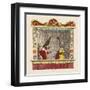 Punch and Pretty Poll-George Cruikshank-Framed Art Print