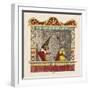 Punch and Pretty Poll-George Cruikshank-Framed Art Print