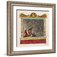 Punch and Toby-George Cruikshank-Framed Art Print