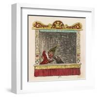 Punch and Toby-George Cruikshank-Framed Art Print