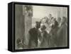 Punch at Naples-Thomas Uwins-Framed Stretched Canvas