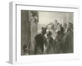 Punch at Naples-Thomas Uwins-Framed Giclee Print