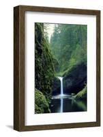 Punch Bowl Falls, Eagle Creek, Columbia River Gorge Scenic Area, Oregon, USA-Janis Miglavs-Framed Photographic Print