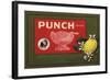 Punch Brand - Escondido, California - Citrus Crate Label-Lantern Press-Framed Art Print