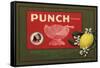 Punch Brand - Escondido, California - Citrus Crate Label-Lantern Press-Framed Stretched Canvas