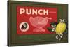 Punch Brand - Escondido, California - Citrus Crate Label-Lantern Press-Stretched Canvas