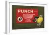 Punch Brand - Escondido, California - Citrus Crate Label-Lantern Press-Framed Art Print