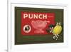 Punch Brand - Escondido, California - Citrus Crate Label-Lantern Press-Framed Premium Giclee Print