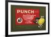 Punch Brand - Escondido, California - Citrus Crate Label-Lantern Press-Framed Premium Giclee Print