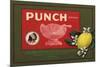 Punch Brand - Escondido, California - Citrus Crate Label-Lantern Press-Mounted Premium Giclee Print