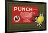 Punch Brand - Escondido, California - Citrus Crate Label-Lantern Press-Framed Art Print