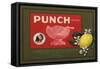 Punch Brand - Escondido, California - Citrus Crate Label-Lantern Press-Framed Stretched Canvas