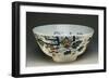 Punch Cup with Squirrels and Vines, Ca 1730-null-Framed Giclee Print