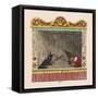 Punch Fights Old Nick-George Cruikshank-Framed Stretched Canvas