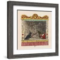 Punch Fights Old Nick-George Cruikshank-Framed Art Print