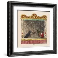 Punch Fights Old Nick-George Cruikshank-Framed Art Print