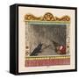 Punch Fights Old Nick-George Cruikshank-Framed Stretched Canvas