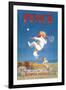 Punch: Gnome Playing Tennis-null-Framed Art Print