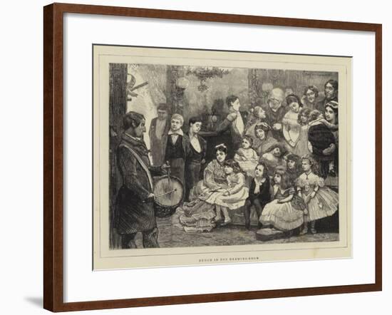 Punch in the Drawing-Room-null-Framed Giclee Print