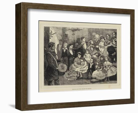 Punch in the Drawing-Room-null-Framed Giclee Print