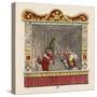 Punch Judy and the Baby-George Cruikshank-Stretched Canvas