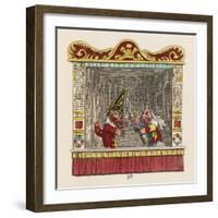 Punch Judy and the Baby-George Cruikshank-Framed Art Print