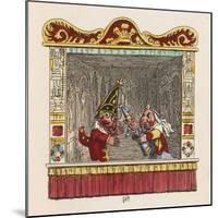 Punch Judy and the Baby-George Cruikshank-Mounted Art Print