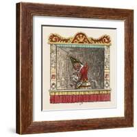 Punch on His Steed-George Cruikshank-Framed Art Print