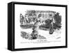 Punch Pasteur Joke-Charles Keene-Framed Stretched Canvas