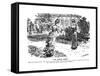 Punch Pasteur Joke-Charles Keene-Framed Stretched Canvas