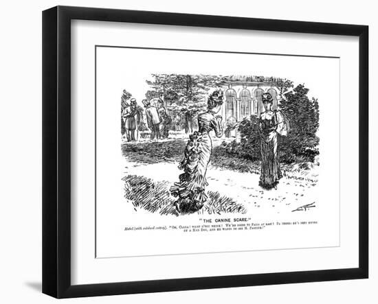 Punch Pasteur Joke-Charles Keene-Framed Giclee Print