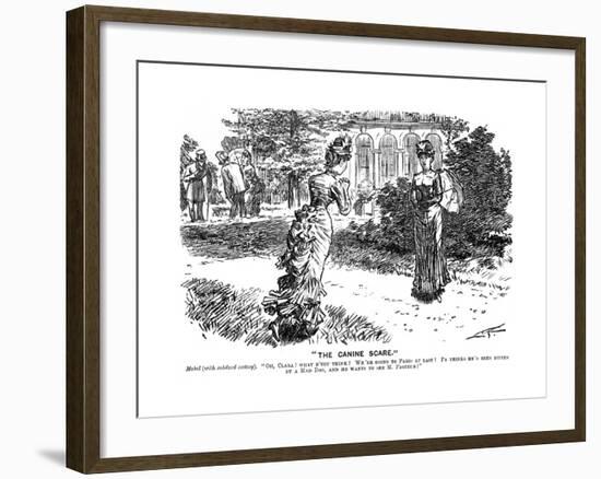 Punch Pasteur Joke-Charles Keene-Framed Giclee Print