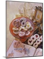 Punch Pretzels, Spitzbuben Cookies and Sandies with Dried Fruit-Eising Studio - Food Photo and Video-Mounted Photographic Print