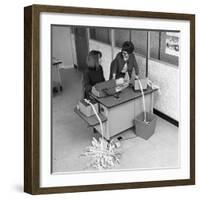 Punch Room at Tetleys Brewers, Leeds, West Yorkshire, 1968-Michael Walters-Framed Photographic Print