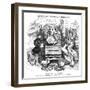 Punch, Ruskin, Whistler-Linley Sambourne-Framed Art Print