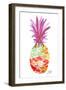 Punchy Pineapple I-Julie DeRice-Framed Art Print