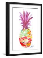 Punchy Pineapple I-Julie DeRice-Framed Art Print